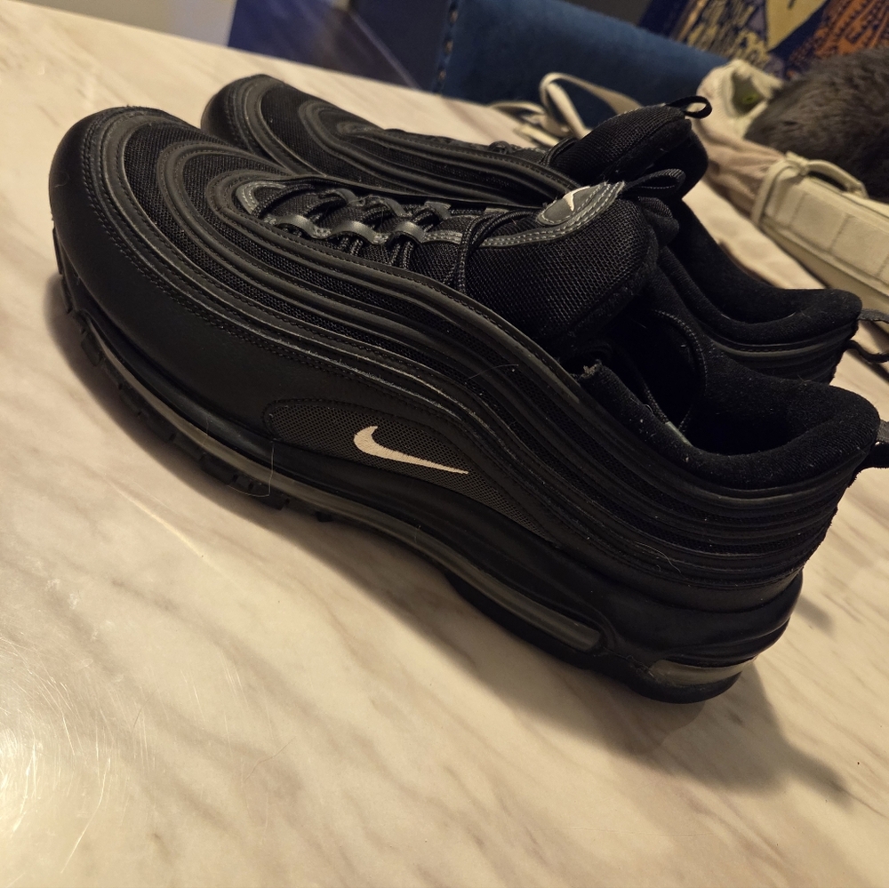 Airmax 97s Tripple Black Mens 14 - Picture 3 of 16